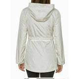Jones New York Women's Rain Jacket Parka In A Pocket Windbreaker