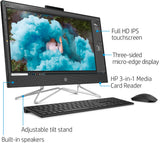 HP - 24" Touch-Screen All-In-One - AMD Ryzen 3 - 8GB Memory - 256GB SSD - Jet Black