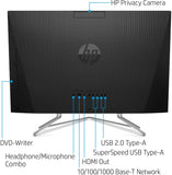 HP - 24" Touch-Screen All-In-One - AMD Ryzen 3 - 8GB Memory - 256GB SSD - Jet Black