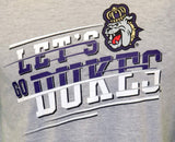 NCAA JMU James Madison University Men's Lets Go Dukes Heather Crew Neck Tee