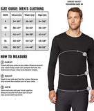 32 DEGREES Men's Lightweight Baselayer Mock Top | Long Sleeve | Form Fitting | 4-Way Stretch | Thermal