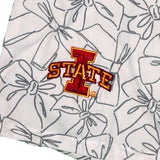 NCAA ISU Iowa State University Cyclones Infant Toddler Cap Sleeves Dress with Bloomer Set