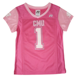 NCAA CMU Central Michigan University Girls' Chippewas Short Sleeve Football Fan Jersey
