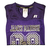 NCAA JMU James Madison University Girls' Short Sleeve Mesh V-Neck Jersey