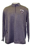 NCAA JMU James Madison University Men's Granite Zip Mock Neck Fleece