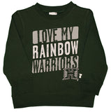 NCAA UH University of Hawaii Love My Rainbow Warriors Toddlers' Crew Neck Fleece