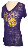 NCAA WIU Western Illinois University Leathernecks Women's Scoop Neck Tee
