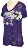 NCAA UWW University of Wisconsin-Whitewater Warhawks Women's Scoop Neck Tee