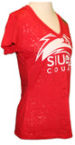 NCAA SIUe Southern Illinois University Edwardsville Cougars Women's Scoop Neck Tee